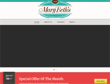 Tablet Screenshot of marybethsatmcbee.com